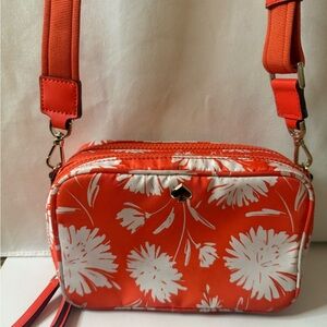 Kate Spade JAE Blossom Double Zip Camera CrossBody Bag